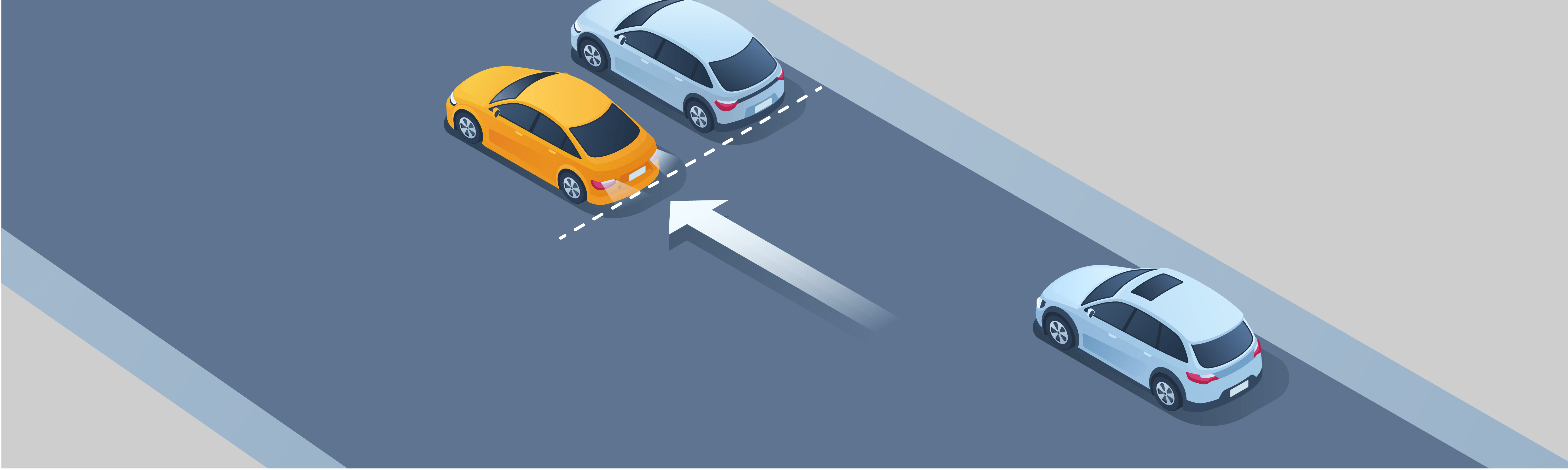 Parking - Comment devez-vous positionner votre véhicule avant de vous déplacer dans l'espace de stationnement parallèle derrière le véhicule stationné ?