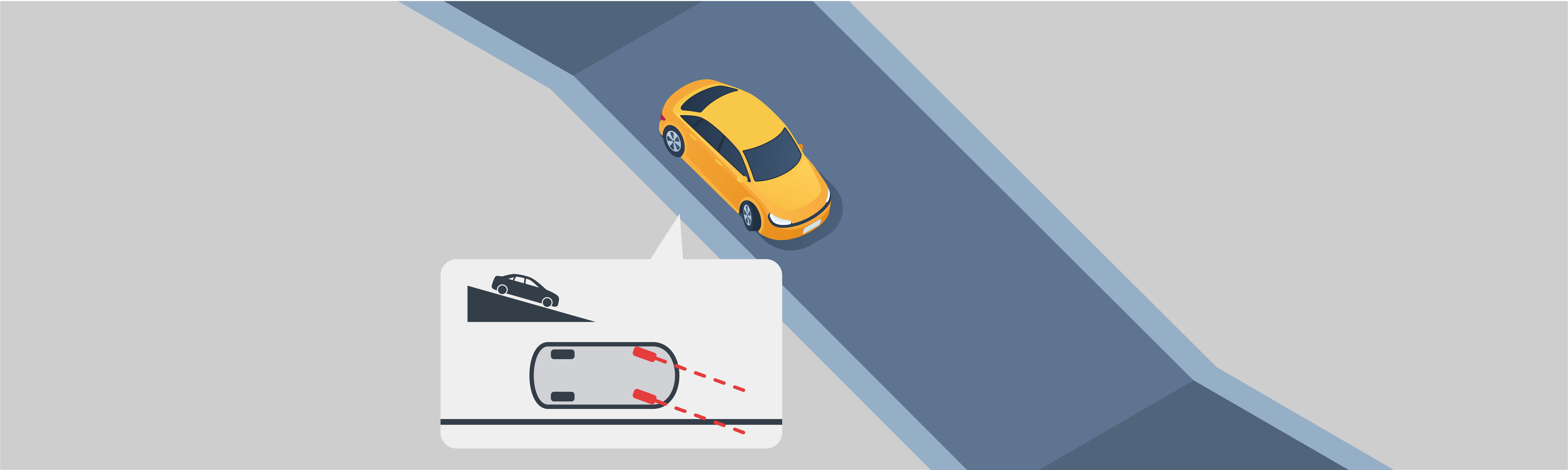 Parking - Où devez-vous tourner les roues avant de votre véhicule lorsque vous vous garez face à la descente sur le côté droit d'une rue avec ou sans bordure ?