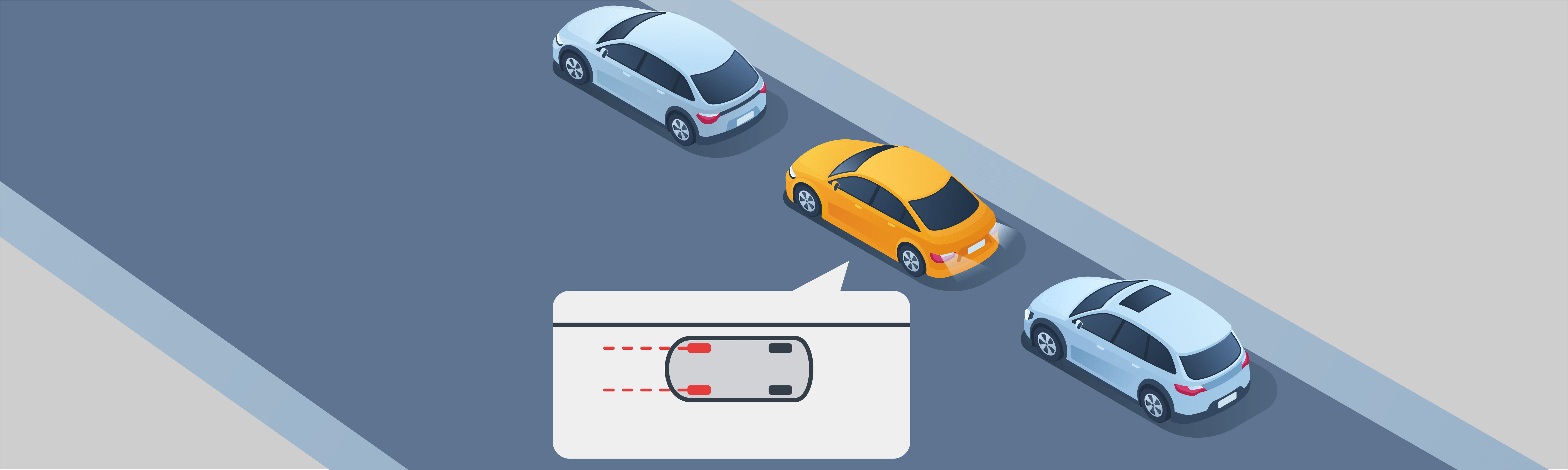 Parking - Quelle doit être la position de votre véhicule une fois que vous l'avez garé dans une place de stationnement parallèle ?