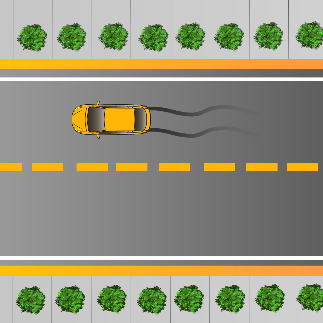Test 1 - Quelles sont les trois choses qui peuvent provoquer le dérapage d’un véhicule ?