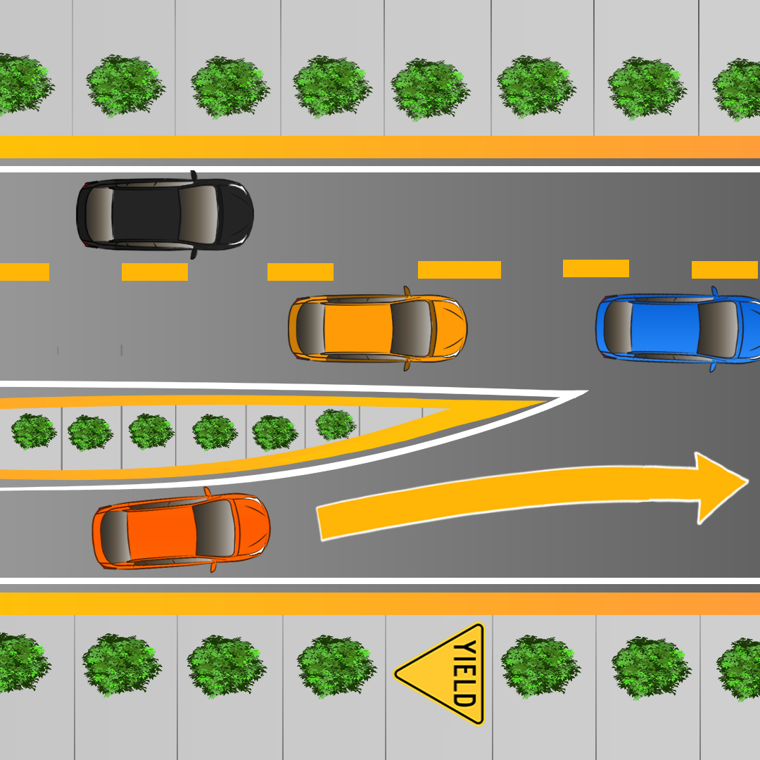 Test 3 - Que devez-vous faire lorsque vous conduisez jusqu'à un panneau de cédez le passage ?