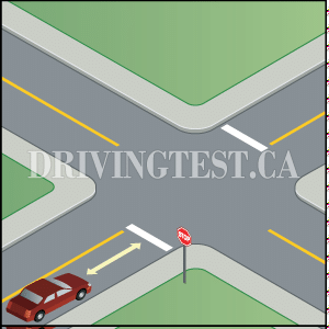 Test 2 - Quelle est la distance minimale à laquelle vous devez vous garer par rapport à un panneau d'arrêt, un feu de circulation ou un passage pour piétons ?