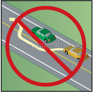 Test 2 - De quelle visibilité avez-vous besoin pour dépasser/traverser légalement le centre d'une autoroute ?