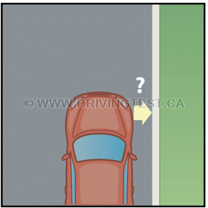 Test 1 - À quelle distance maximale du trottoir pouvez-vous vous garer ?
