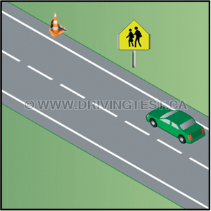 Test 2 - Quel sera le montant de votre amende si vous êtes reconnu coupable d’excès de vitesse dans une zone scolaire ?