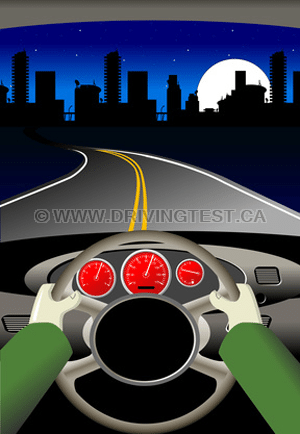 Test 3 - Où sur le volant devez-vous placer vos mains ?