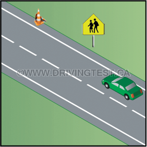 Test 2 - Quand la limite de vitesse dans une zone scolaire est-elle de 50 km/h ?