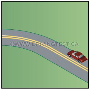 Test 2 - Lorsque vous effectuez un virage serré ou que vous prenez une courbe, dans quelle direction se dirige votre élan ?