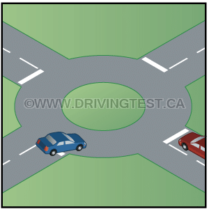 Test 3 - À quelle vitesse faut-il rouler dans un rond-point ?