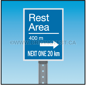 Test 3 - À quelle fréquence devez-vous vous arrêter dans les aires de repos lorsque vous conduisez sur une autoroute à accès contrôlé ?