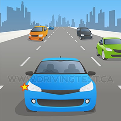 Test 2 - What do you have to do prior to changing lanes?