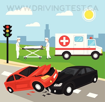 Test 1 - If total damages exceed ______ or an accident results in injury or death, you must report it to the police.