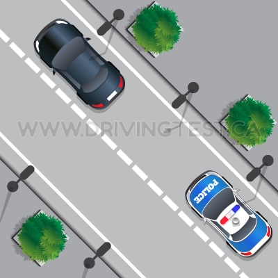 Test 1 - Pendant combien de temps votre permis peut-il être suspendu si vous ne vous arrêtez pas lorsqu'un agent de la paix vous le demande ?