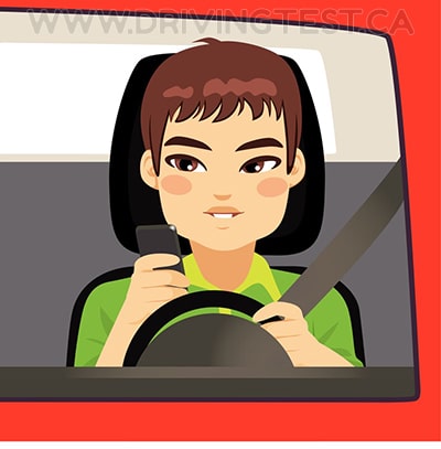 Test 1 - How many points will you get if you are caught using your phone while driving?